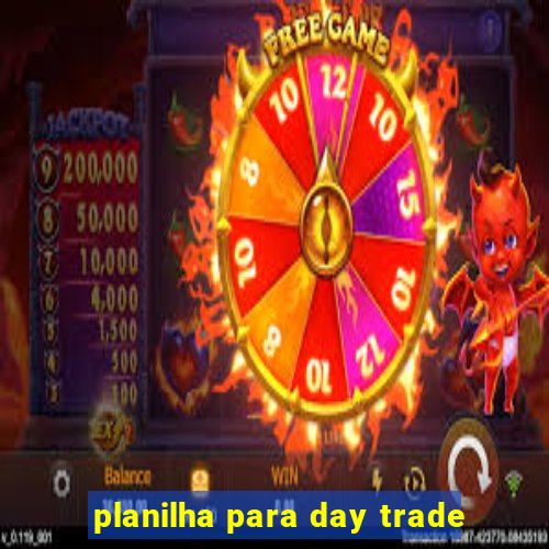 planilha para day trade